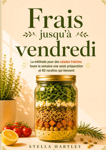 Frais jusqu'à vendredi: La méthode pour des salades fraîches toute la semaine une seule préparation et 60 recettes qui tiennent (French Edition)