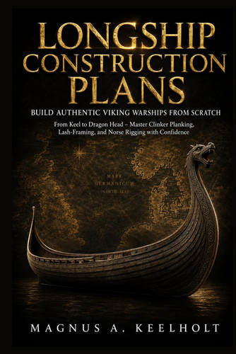 Longship Construction Plans: Build Authentic Viking Warships from Scratch: From Keel to Dragon Head – Master Clinker Planking, Lash-Framing, and Norse Rigging with Confidence