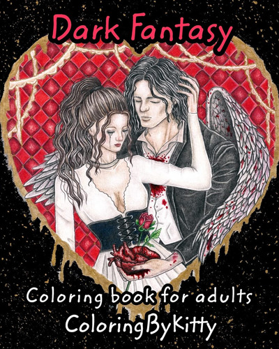 ColoringByKitty Dark Fantasy: Coloring Book for Adults