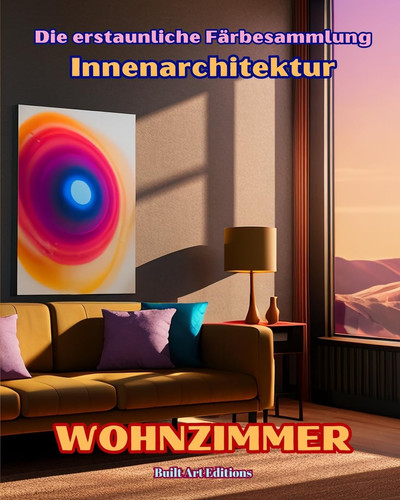 Die erstaunliche Färbesammlung - Innenarchitektur Wohnzimmer: Malbuch für Liebhaber von Architektur und Innenarchitektur