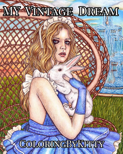 ColoringByKitty My Vintage Dream: Coloring Book for Adults