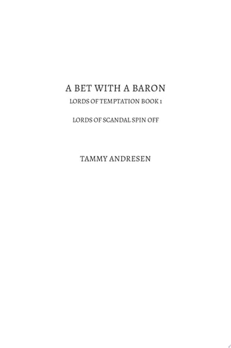 A Bet with a Baron