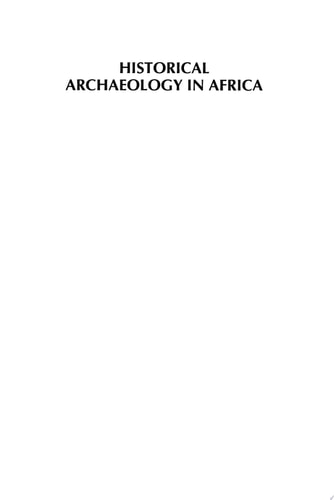Historical Archaeology in Africa