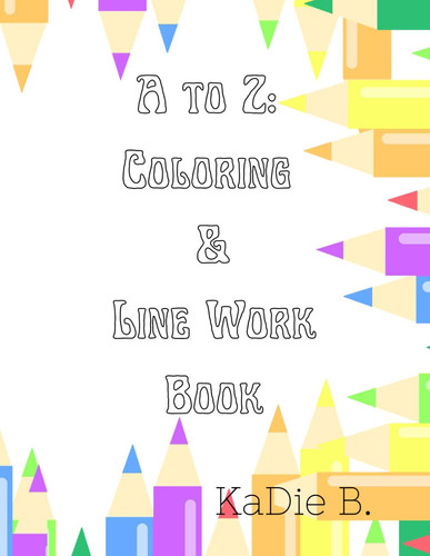 A to Z Coloring & Line Work Book