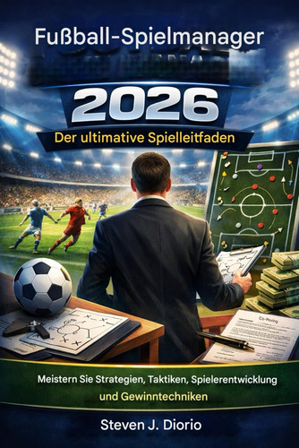 Football Game Manager 2026: Der ultimative Spieleleitfaden: Meistern Sie Strategien, Taktiken, Spielerentwicklung und Gewinntechniken. (German Edition)