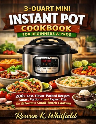 3-QUART MINI INSTANT POT COOKBOOK FOR BEGINNERS & PROS: 200+ Fast, Flavor-Packed Recipes, Smart Portions, and Expert Tips for Effortless Small-Batch Cooking