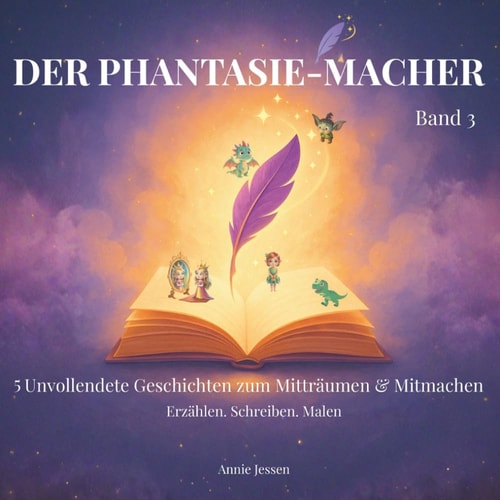 Der Phantasie-Macher: 5 Unvollendete Geschichten zum Mitträumen und Mitmachen - Band 3 (German Edition)