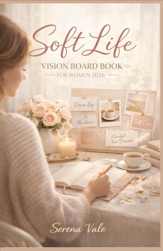 Soft Life Vision Board Book for Women 2026