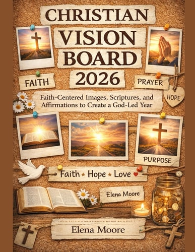 Christian Vision Board 2026: Faith-Centered Images, Scriptures, and Affirmations to Create a God-Led Year