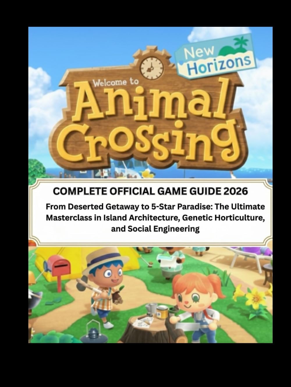 Animal Crossing New Horizons: Complete Official Game Guide 2026: From Deserted Getaway to 5-Star Paradise: The Ultimate Masterclass in Island Architecture, Genetic Horticulture, and Social Engineering