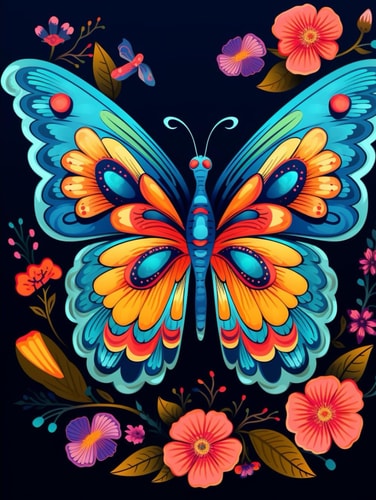 Delightful Butterfly Color
