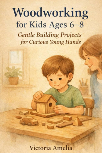 Woodworking for kids Age 6-8: Gentle Building Projects for Curious Young Hands