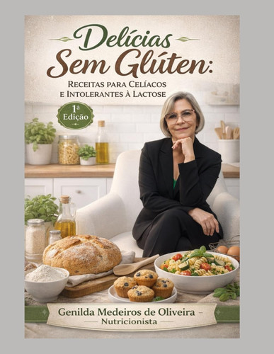 Delícias sem Glúten: Receitas para Celíacos e Intolerantes à Lactose - 1 Edição (Portuguese Edition)
