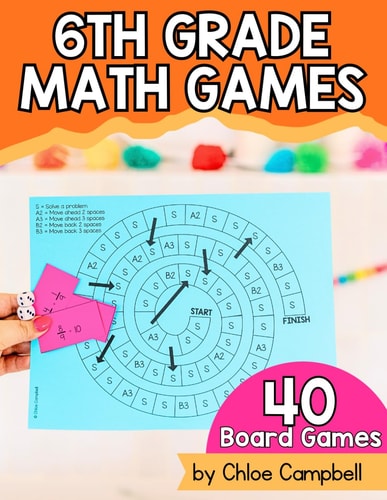 Fun Math Games for 6th Graders: 6th Grade Math Worksheets: Math Grade 6 Games