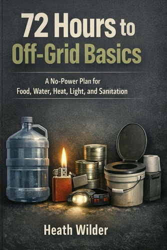 72 Hours to Off-Grid Basics - A No-Power Plan for Food, Water, Heat, Light, and Sanitation
