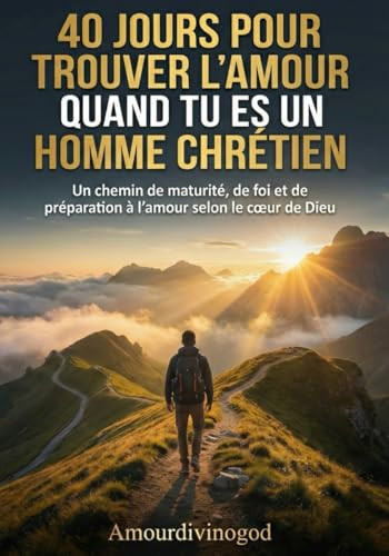 40 jours pour trouver l’amour quand tu es un homme chrétien: Un chemin de maturité, de foi et de préparation à l’amour selon le cœur de Dieu (French Edition)