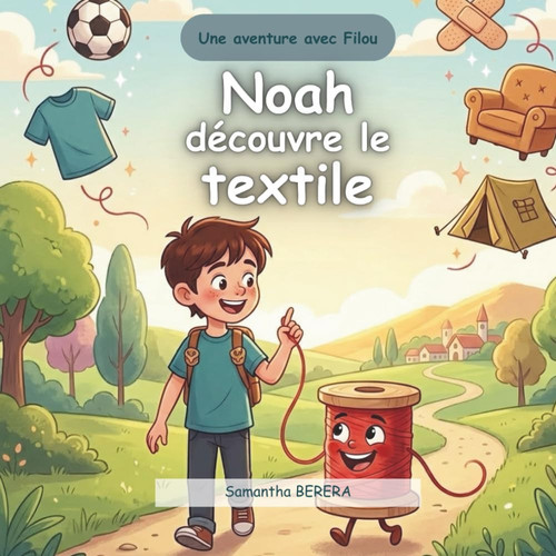 Noah découvre le textile: Les aventures avec Filou (French Edition)