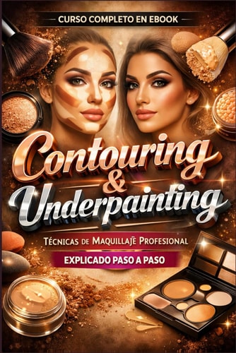 Curso Contouring y Underpainting Técnicas de Maquillaje Profesional Explicado paso a paso: Técnicas de contorno sutil y realce de facciones aprender a ... al rostro de forma natural (Spanish Edition)