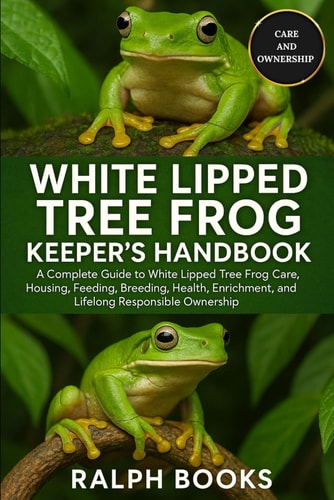 White Lipped Tree Frog Keeper's Handbook - A Complete Guide to White Lipped Tree Frog Care, Housing, Feeding, Breeding, Health, Enrichment, and Lifelong Responsible Ownership