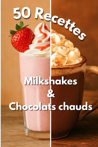 MILKSHAKES & CHOCOLATS CHAUDS - 50 recettes gourmandes a partager, des boissons onctueuses... et creatives, pour toutes les saisons, simples a
