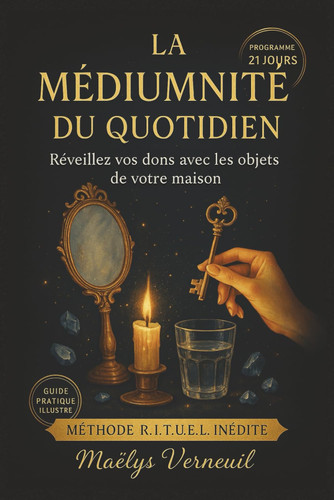 La Médiumnité du Quotidien: Devenez médium grâce aux objets du quotidien — Guide pratique pour développer vos dons, votre intuition et votre clairvoyance (French Edition)