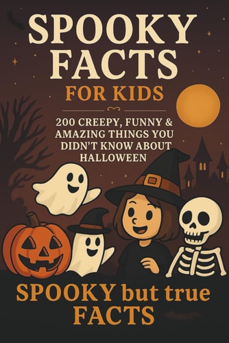 Spooky Facts for Kids - 200 Creepy, Funny & Amazing Things You Didn't Know About Halloween: Halloween Book for Kids Ages 6-12 with Fun Illustrations