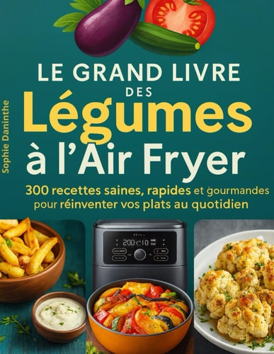 Le Grand Livre des Légumes à l’Air Fryer: 300 Recettes saines, rapides et gourmandes pour réinventer vos plats au quotidien (French Edition)