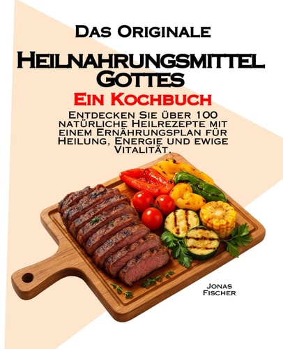 Das Original-Heilnahrungsmittel Gottes: Ein Kochbuch: Entdecken Sie über 100 natürliche Heilrezepte mit einem Ernährungsplan für Heilung, Energie und ewige Vitalität. (German Edition)