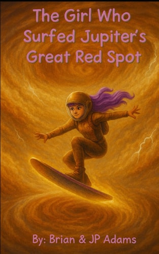 The Girl Who Surfed Jupiter's Great Red Spot