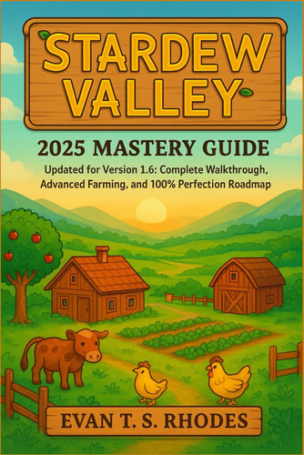 Stardew Valley 2025 Mastery Guide: Updated for Version 1.6: Complete Walkthrough, Advanced Farming, and 100% Perfection Roadmap
