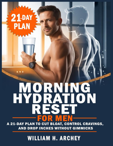 Morning Hydration Reset for Men: A 21-Day Plan to Cut Bloat, Control Cravings, and Drop Inches Without Gimmicks
