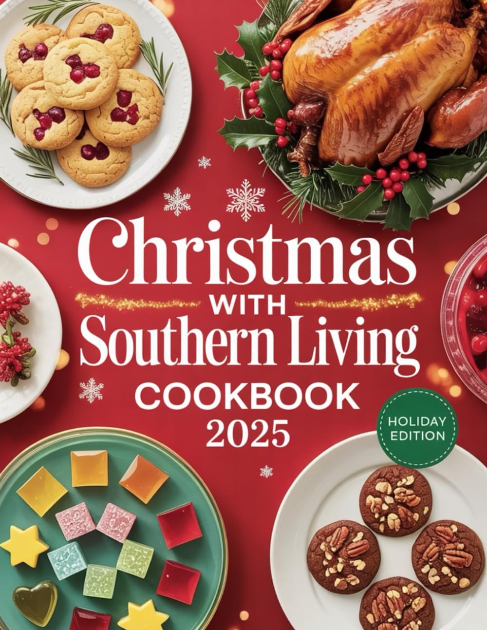 Christmas with Southern Living Cookbook 2025: Discover the Heart of Southern Holiday Traditions with Over 100 Irresistible Recipes, Step-by-Step Entertaining Guides, and Decorating Ideas for a Warm and Welcoming 2025 Celebration