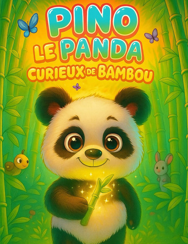 Pino le Panda Curieux de Bambou: Livre de coloriage et d'histoire. Adapté pour les enfants de 2 à 5 ans ! Plonge dans l’univers doux et magique de ... qui adore explorer la forêt de bambous !