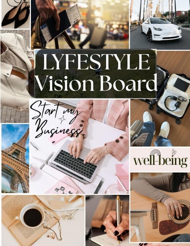2026 Lifestyle Vision Board Clip Art Book: Scrapbook Supplies, Aesthetic Cutouts, Affirmations & Dream Life Collage Images for Women, Crafts for Adults
