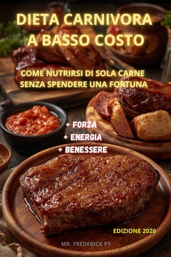 Dieta Carnivora a Basso Costo: Questo libro spiega passo dopo passo come nutrirsi di sola carne senza spendere una fortuna. (Italian Edition)