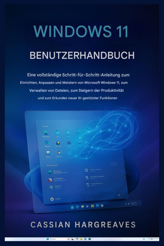 Windows 11 Benutzerhandbuch - Schritt-für-Schritt-Anleitung zur Einrichtung, Anpassung und optimalen Nutzung von Windows 11 - inklusive Dateiverwaltung, Produktivitätstipps und neuen KI-Funktionen