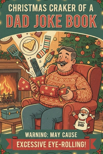 Christmas Cracker of a Dad Joke Book - Sleigh What?! Over 50 Christmas Dad Jokes Guaranteed to Get the Whole Family Laughing (and Rolling Their Eyes)