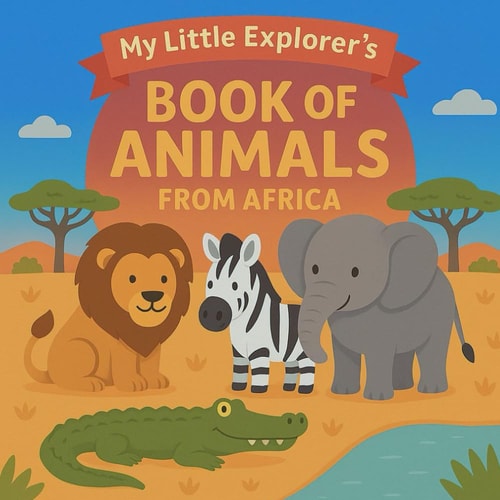 My Little Explorer's Book of Animals from Africa: Discover the wonderful world of animals through fun facts, wildlife photos and colorful illustrations!