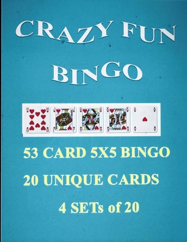 CRAZY FUN 53 CARD BINGO 5X5