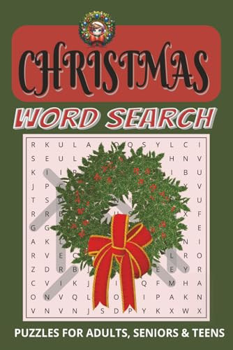 Christmas Fun Crossword Book: Christmas Crossword Puzzles with Easy to Read Print about Christmas. Gift for Vacations, Holidays and Relaxation.