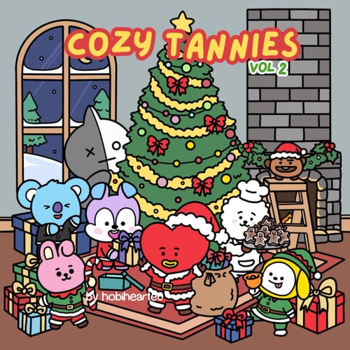 Cozy Tannies Vol 2: Bold and Easy Coloring Book