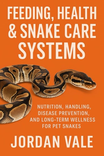 Feeding, Health & Snake Care Systems: Nutrition, Handling, Disease Prevention, and Long-Term Wellness for Pet Snakes