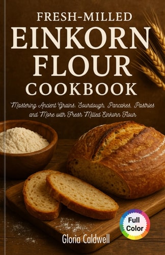 Fresh-Milled Einkorn Flour Cookbook: Mastering Ancient Grains: Sourdough, Pancakes, Pastries and More with Fresh Milled Einkorn Flour