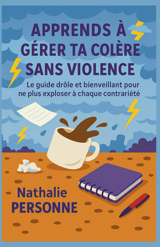 Apprends à gérer ta colère sans violence: Le guide drôle et bienveillant pour ne plus exploser à chaque contrariété (Guides de Survie Drôles & Sans Filtre by Nathalie PERSONNE) (French Edition)