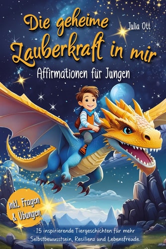 Die geheime Zauberkraft in mir - Affirmationen für Jungen I 15 Tiergeschichten für mehr Selbstbewusstsein, Resilienz und Lebensfreude I mit Glaubenssätzen Kinder stärken (German Edition)