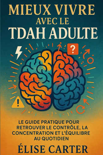Mieux Vivre avec le TDAH Adulte: Le Guide Pratique pour Retrouver le Contrôle, la Concentration et l’Équilibre au Quotidien (French Edition)