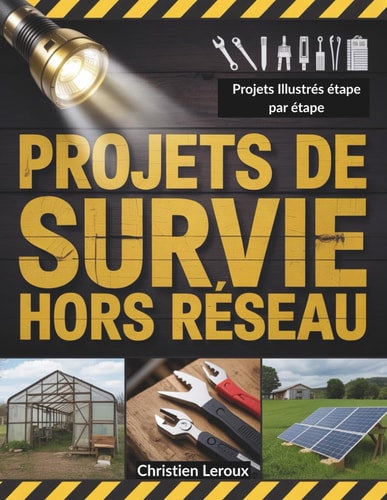 Projets de Survie Hors Réseau: Stratégies pratiques pour construire des systèmes autonomes, des solutions énergétiques, une préparation aux situations d'urgence et une vie résiliente (French Edition)