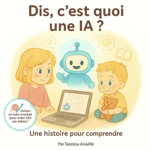 Dis, c’est quoi une IA ?: Une première histoire illustrée pour découvrir l’intelligence artificielle (IA), dès 5 ans (Rose et Will explorent le monde) (French Edition)