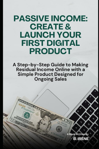Passive Income: Create & Launch Your First Digital Product: A Step-by-Step Guide to Making Residual Income Online with a Simple Product Designed for ... Guide to Passive Income & Online Sales)