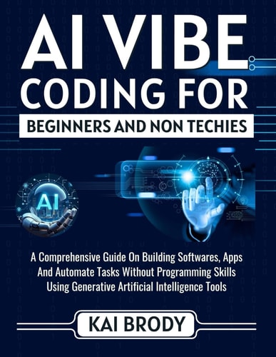 AI Vibe Coding For Beginners and Non Techies - An Easy Guide to Building Softwares, Apps And Automate Tasks Without Programming Skills Using Generative Artificial Intelligent Tools